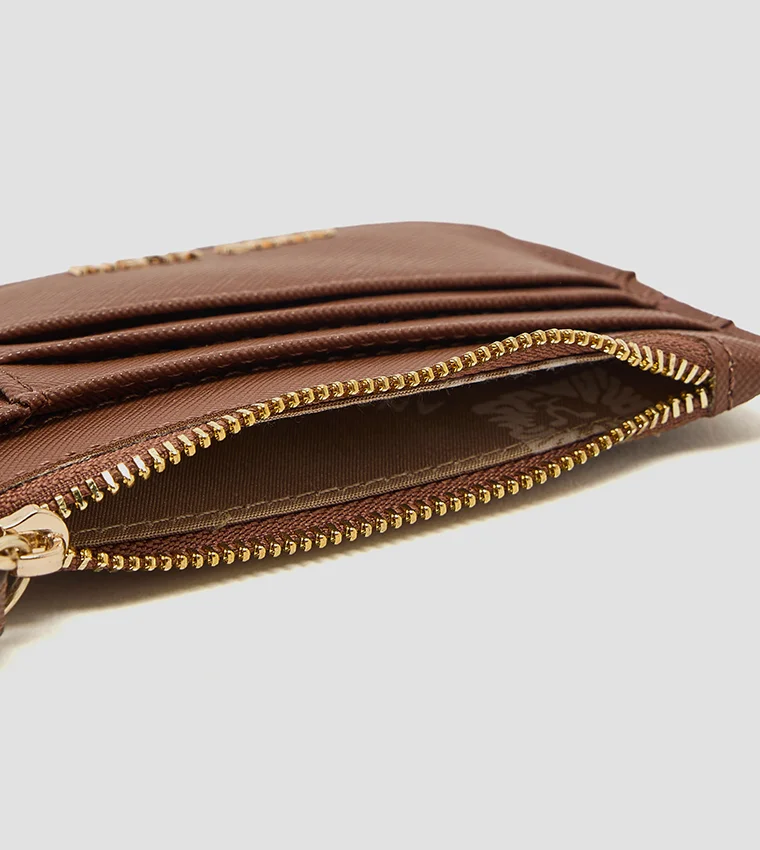 ANNE KLEIN  Anne Klein Logo Detail Zippered Wallet for Women | Best Price UAE